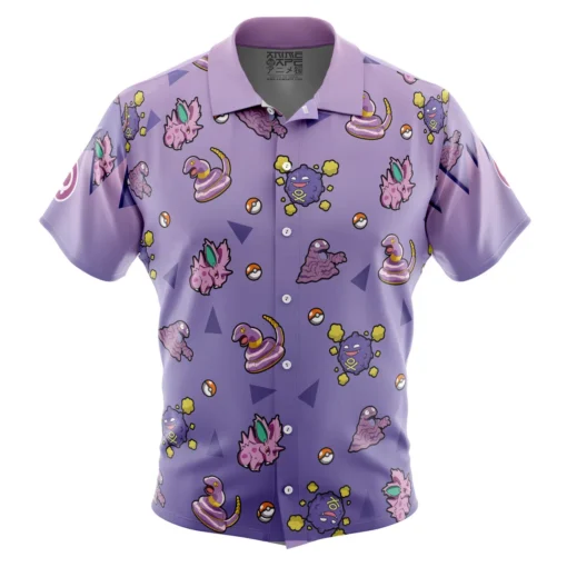 Chemise hawaïenne Type Poison Pokémon