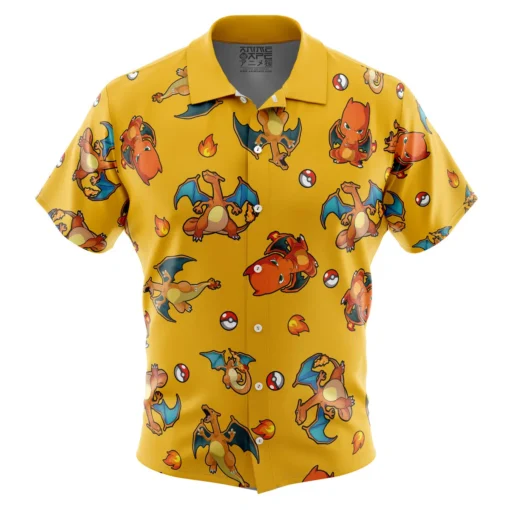 Chemise hawaïenne Motif Dracaufeu Pokémon