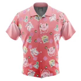 Chemise hawaïenne Type Fée Pokémon