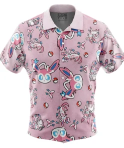 Chemise hawaïenne Motif Sylvallié Pokémon
