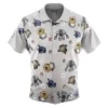 Chemise hawaïenne Type Acier Pokémon