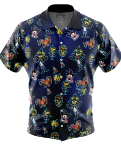 Chemise hawaïenne Crash & Dr Neo Crash Bandicoot