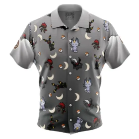 Chemise hawaïenne Type Ténèbres Pokémon