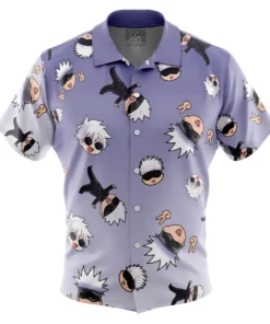 Chemise hawaïenne Motif Gojo Satoru Jujutsu Kaisen