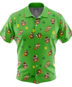 Chemise hawaïenne Bowser Mario Bros
