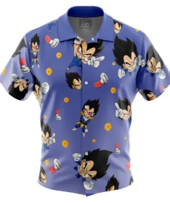 Chemise hawaïenne Motif Vegeta Dragon Ball Z