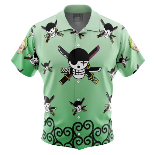 Chemise hawaïenne Motif Zoro One Piece – Image 2