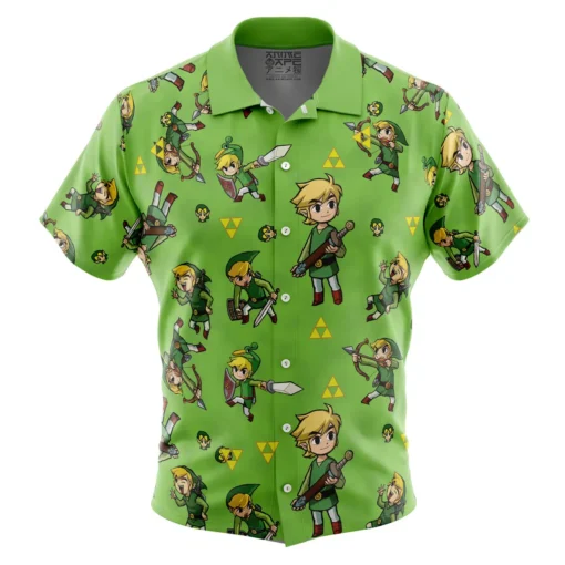 Chemise hawaïenne Motif Link Zelda