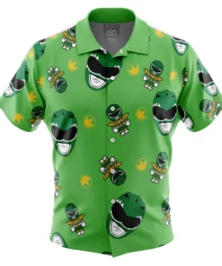 Chemise hawaïenne Green Ranger Mighty Morphin Power Rangers