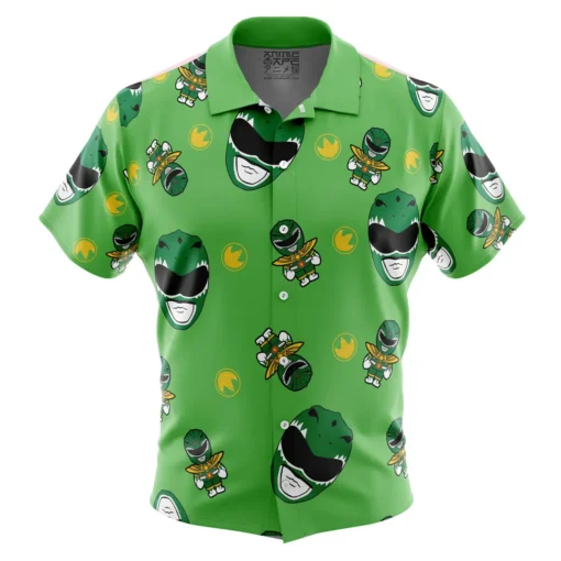 Chemise hawaïenne Green Ranger Mighty Morphin Power Rangers