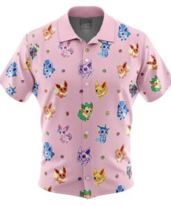 Chemise hawaïenne Motif Évolutions Pokémon