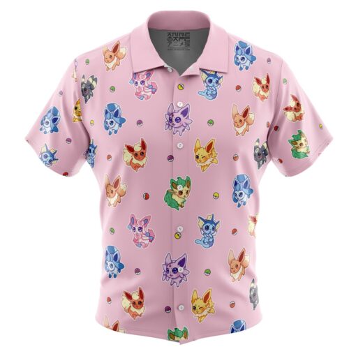 Chemise hawaïenne Motif Évolutions Pokémon