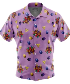 Chemise hawaïenne Masque de Majora Zelda
