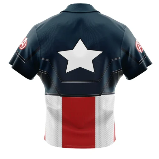 Chemise hawaïenne Captain America Marvel – Image 2