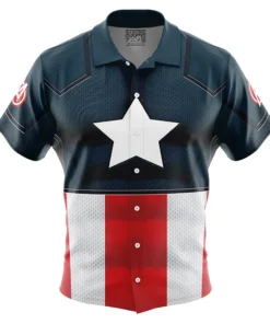 Chemise hawaïenne Captain America Marvel