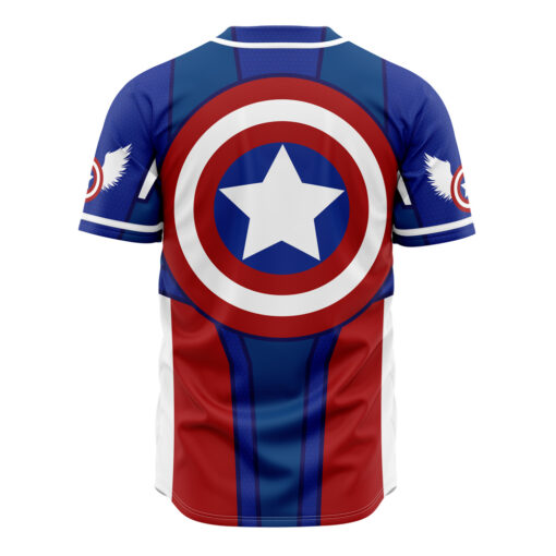 Maillot de baseball Captain America Marvel – Image 2