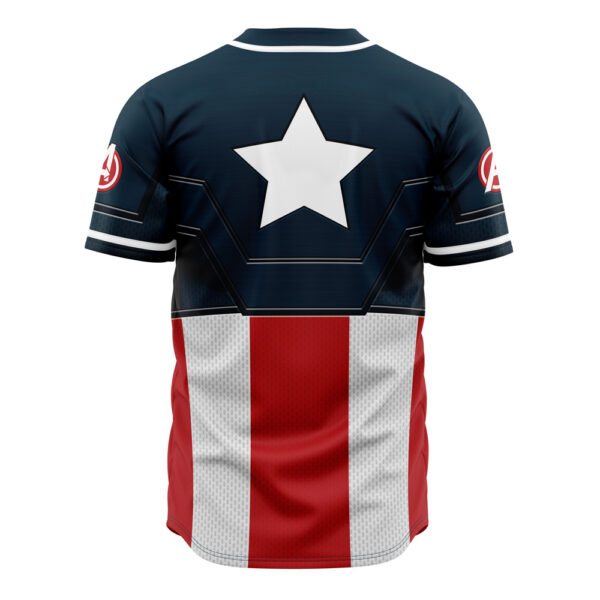 Maillot de baseball Captain America Cosplay Marvel – Image 2