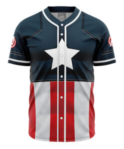 Maillot de baseball Captain America Cosplay Marvel