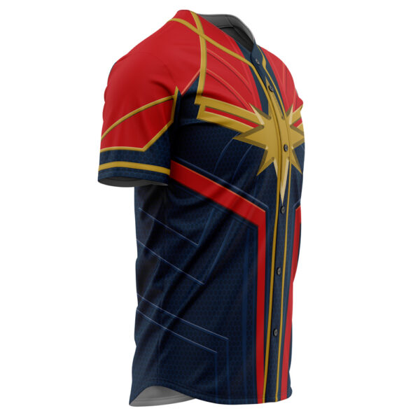 Maillot de baseball Captain Marvel Cosplay Marvel – Image 2