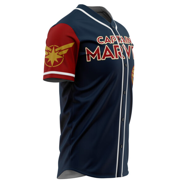 Maillot de baseball Captain Marvel Marvel – Image 2