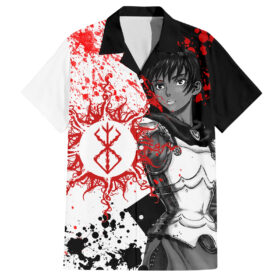 Chemise hawaïenne Casca Berserk Style Sombre