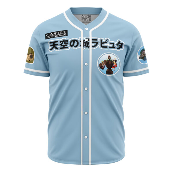 Maillot de baseball Le Château dans le Ciel Studio Ghibli