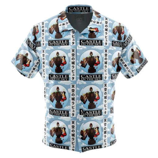 Chemise hawaïenne Château dans le ciel Studio Ghibli