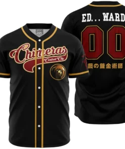 Maillot de baseball Chimères de Central City Fullmetal Alchemist