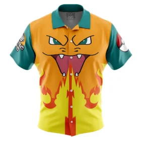 Chemise hawaïenne Visage Dracaufeu Pokémon