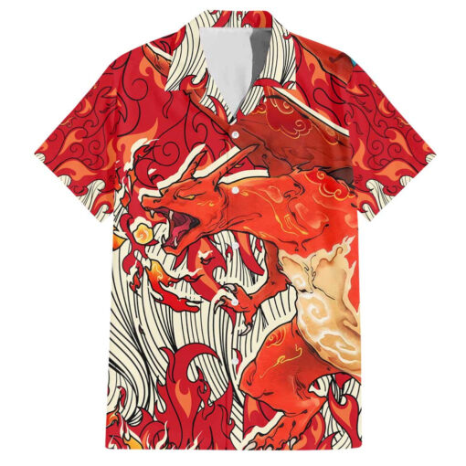 Chemise hawaïenne Dracaufeu Pokémon