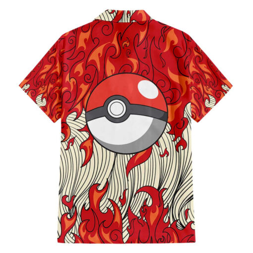 Chemise hawaïenne Dracaufeu Pokémon – Image 2