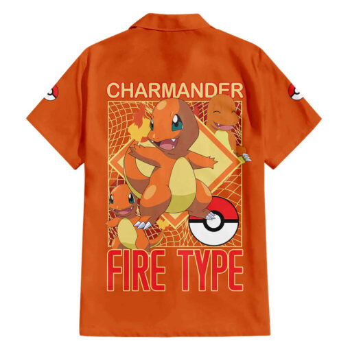 Chemise hawaïenne Salamèche Pokémon – Image 2