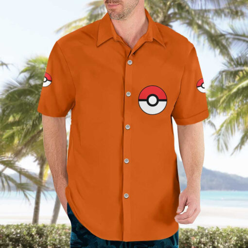 Chemise hawaïenne Salamèche Pokémon – Image 3