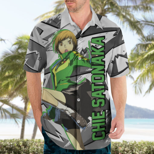 Chemise hawaïenne Chie Satonaka Persona Style Cyber – Image 3