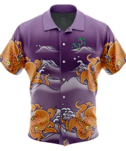 Chemise hawaïenne Chili Octo Aloha Splatoon