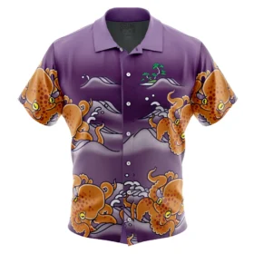 Chemise hawaïenne Chili Octo Aloha Splatoon