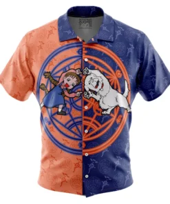 Chemise hawaïenne Chimère V1 Fullmetal Alchemist