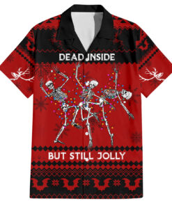 Chemise hawaïenne Noël Crâne Joyeux Merry Creepmas