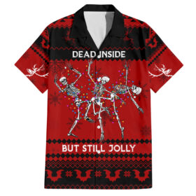 Chemise hawaïenne Noël Crâne Joyeux Merry Creepmas