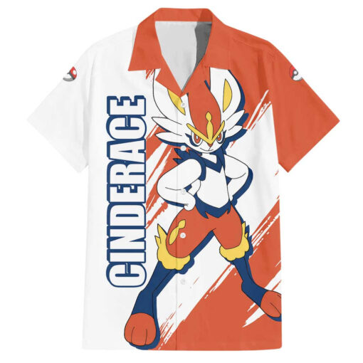 Chemise hawaïenne Pyrobut Pokémon style manga
