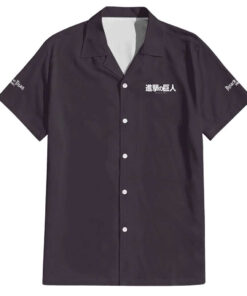 Chemise hawaïenne Titan Colossal L’Attaque des Titans