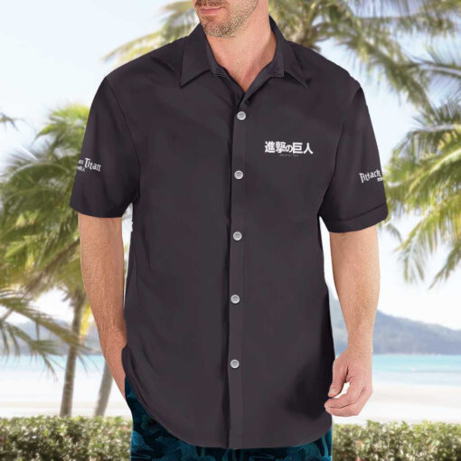 Chemise hawaïenne Titan Colossal L’Attaque des Titans – Image 3