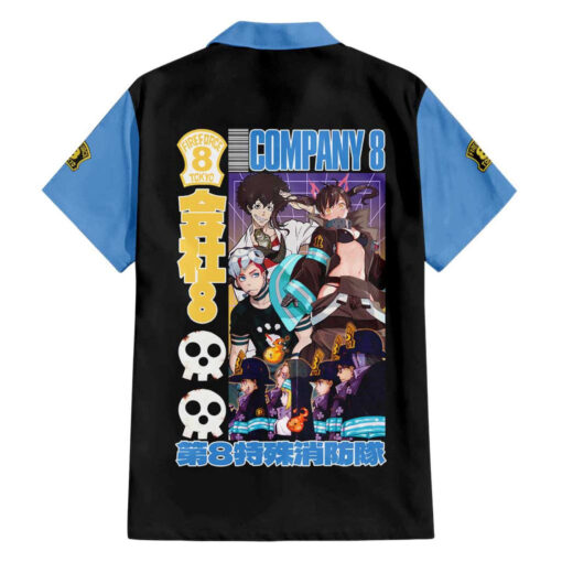 Chemise hawaïenne Compagnie 8 Fire Force – Image 2