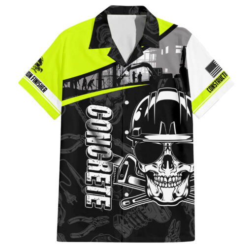 Chemise hawaïenne Crâne Finisseur Béton