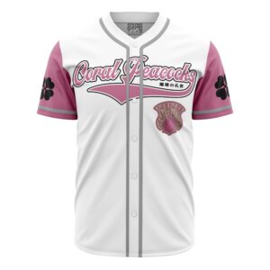 Maillot de baseball Paons de Corail Black Clover