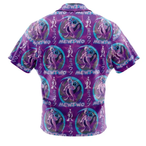 Chemise hawaïenne Cosmic Mewtwo Pokémon – Image 2