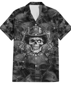 Chemise hawaïenne Crâne Cowboy