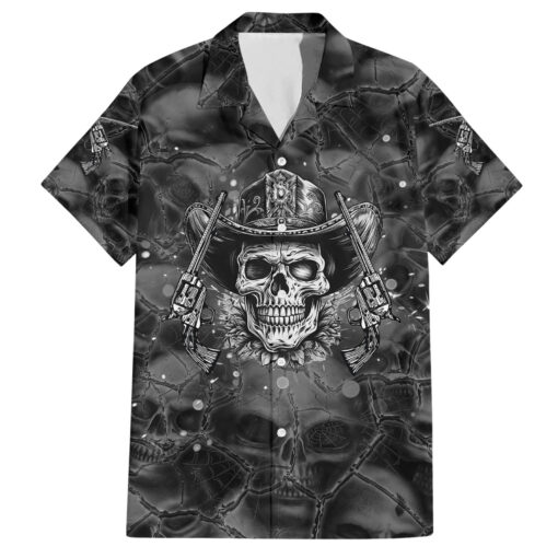 Chemise hawaïenne Crâne Cowboy