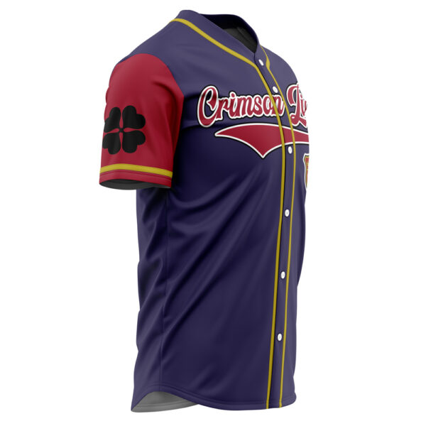 Maillot de baseball Lions Écarlates Black Clover – Image 2