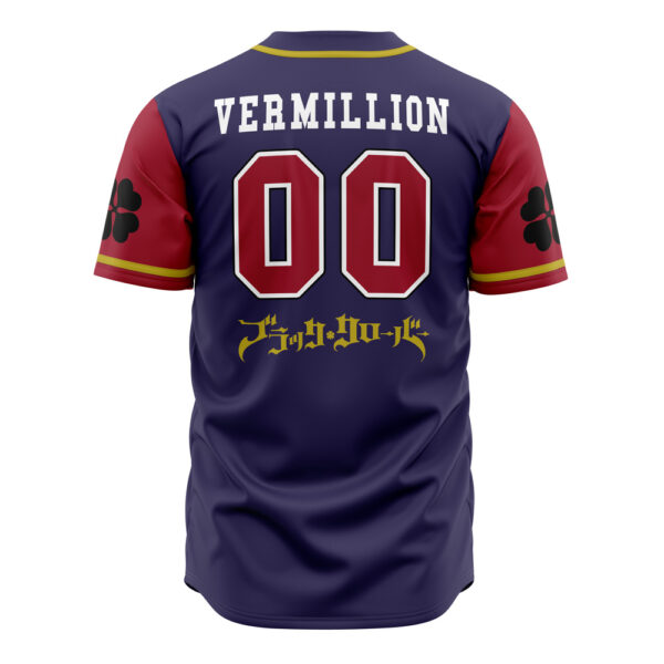Maillot de baseball Lions Écarlates Black Clover – Image 3